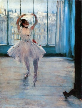  dancer Oil Painting - Dancer At The Photographers Impressionism ballet dancer Edgar Degas